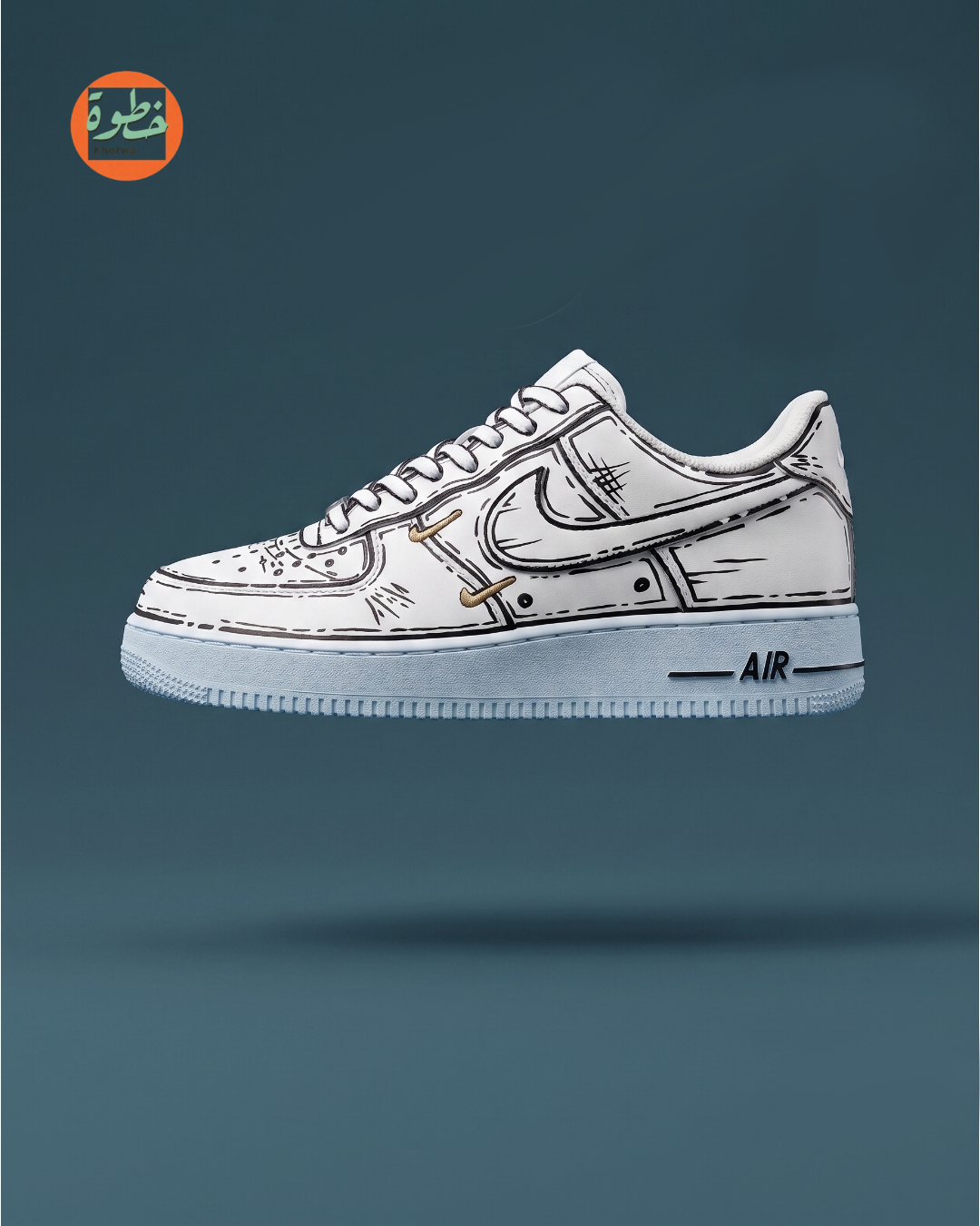 Khatwa Ink – Nike Air Force 1 (Custom Design)