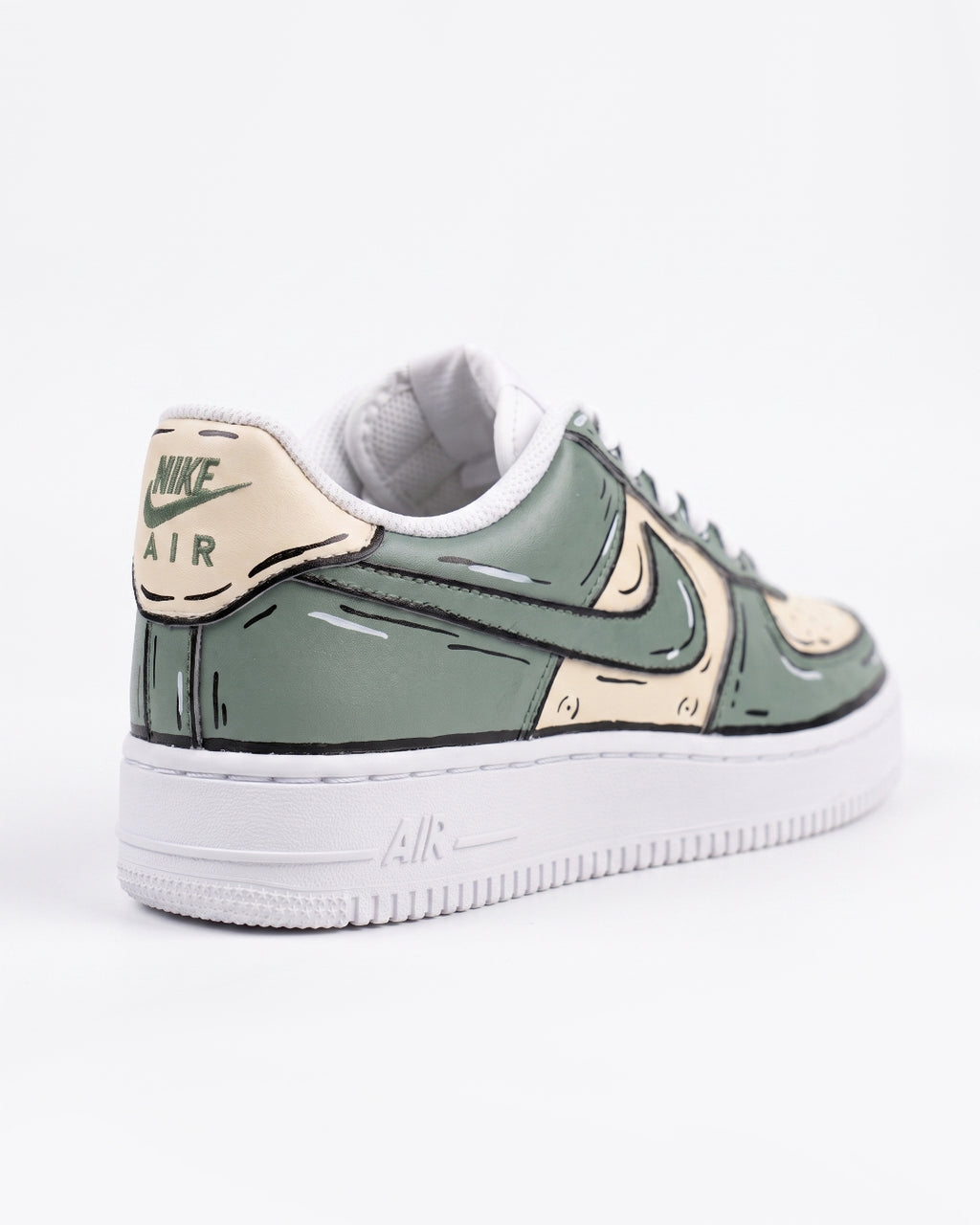 Khatwa Sketch – Nike Air Force 1 (Custom Design)