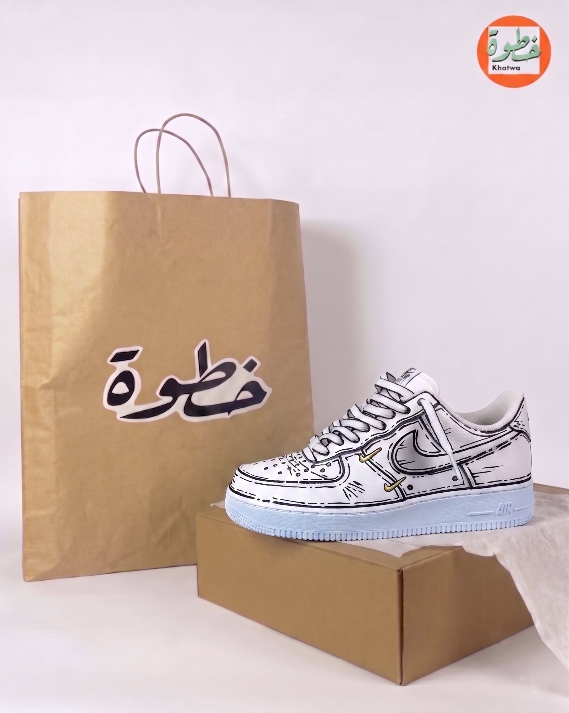 Khatwa Ink – Nike Air Force 1 (Custom Design)
