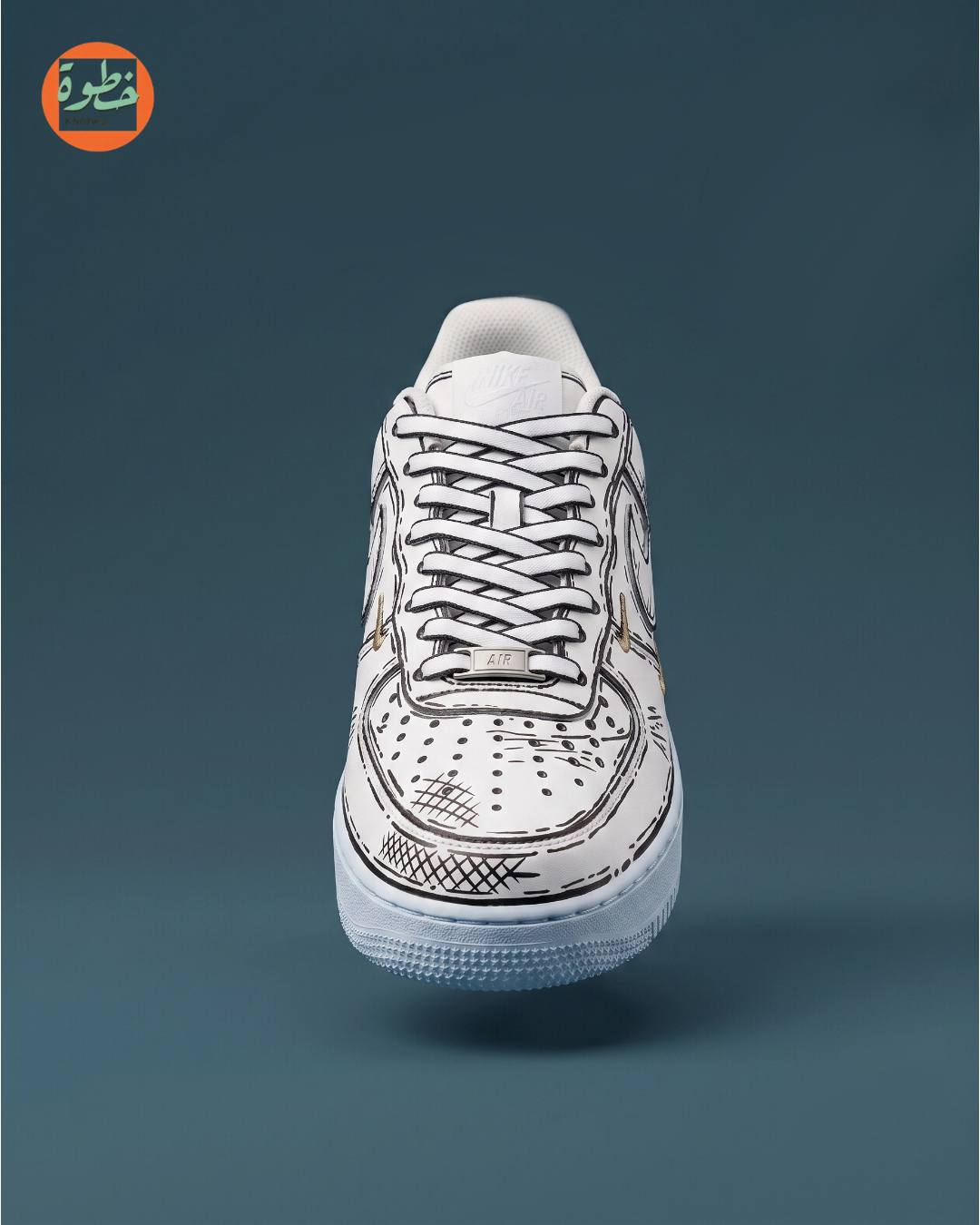 Khatwa Ink – Nike Air Force 1 (Custom Design)